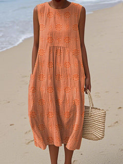 Beatrix - Elegant Sleeveless Dress with Pockets