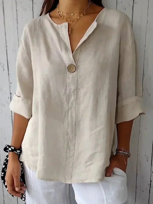 Jessica™ - Casual V-Neck Blouse