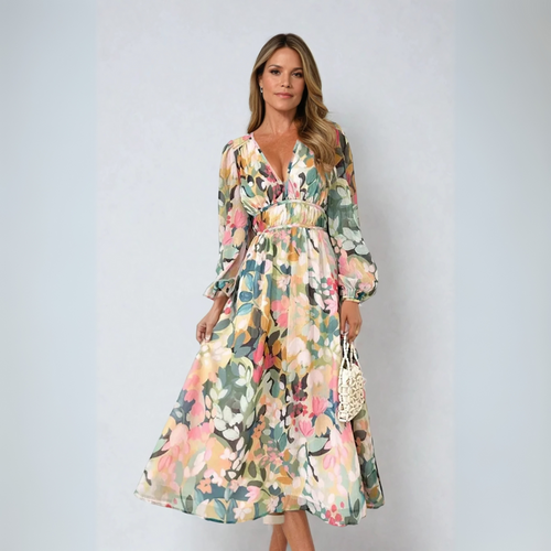 Elvera - Long Boho Style Dress