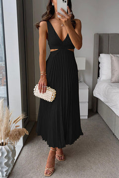 Hailey - Elegant Sleeveless V-Neck Dress