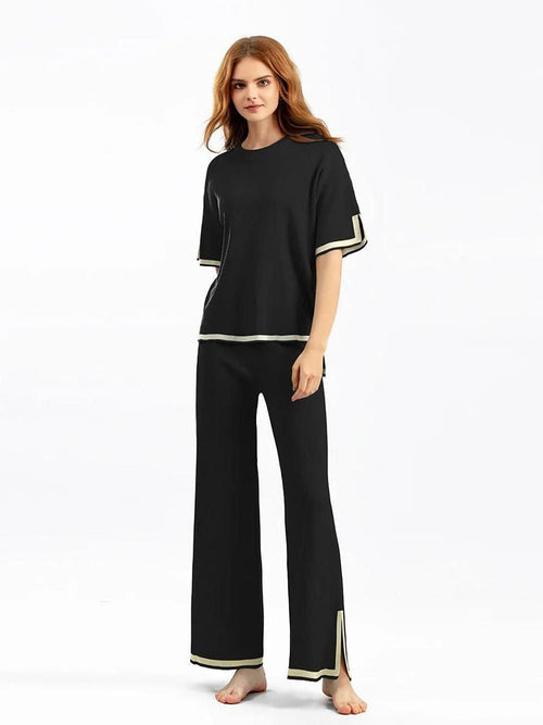 Jenna™ - Chic Contrast Trim Set