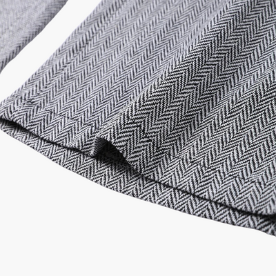 Ivonna - Elegant Fishbone Pattern 3-Piece Suit