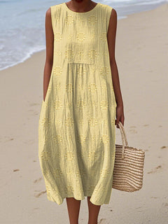 Beatrix - Elegant Sleeveless Dress with Pockets