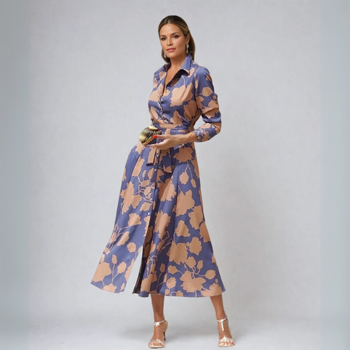 Violet – Classic Shirt Style Dress