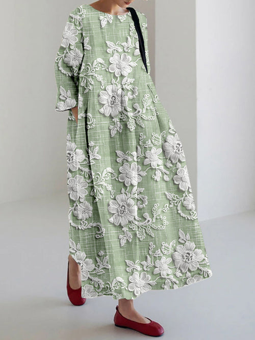 Nora™ - Graceful Printed Dress