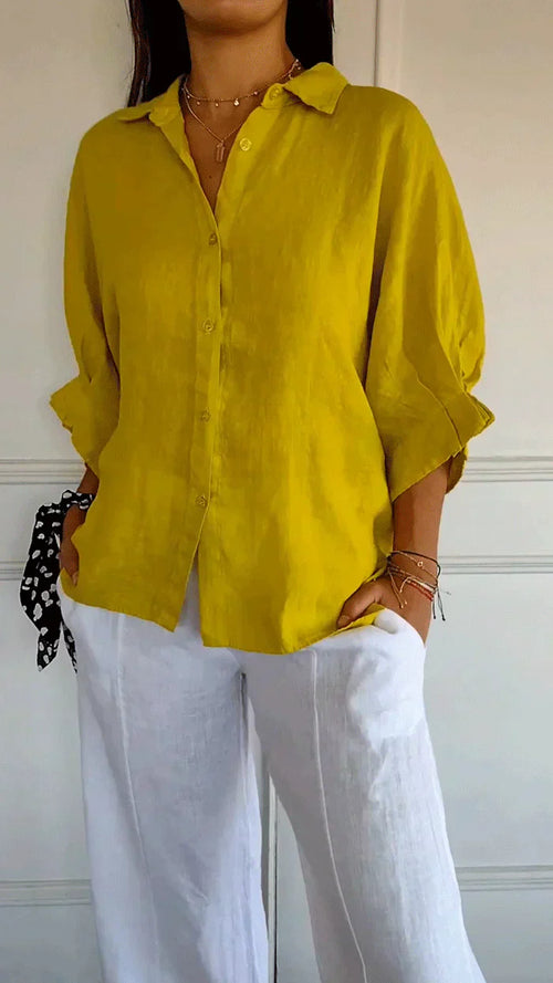Viently™ - Casual Button-Up Top