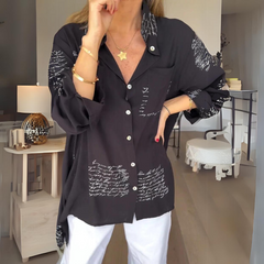 Mabel - Women's Stylish Printed Cotton Top