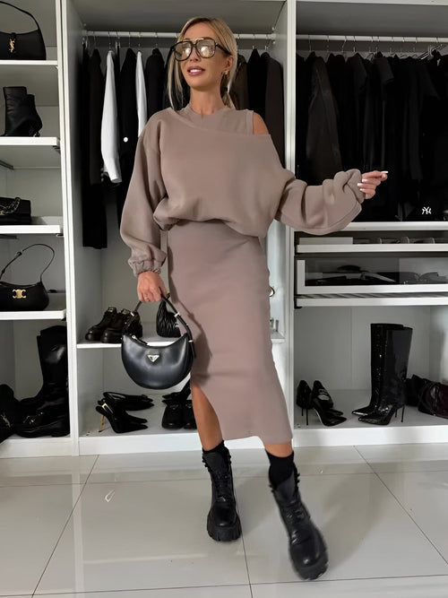 Estella™ - Dress Sweater Set