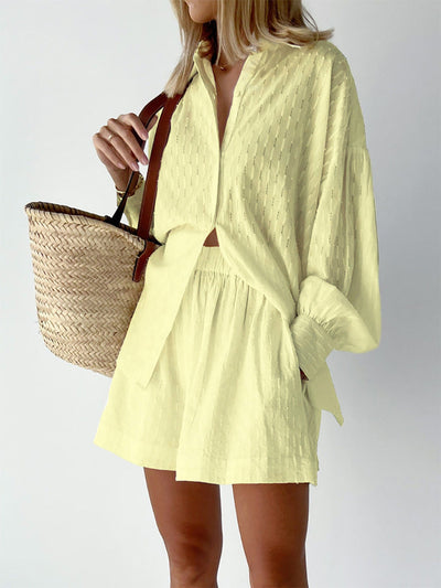 Eliza™ - Breezy Shirt and Shorts Set
