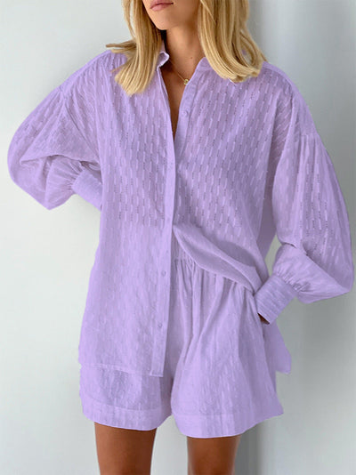 Eliza™ - Breezy Shirt and Shorts Set
