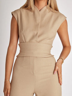 YVANE - SLEEVELESS JUMPSUIT
