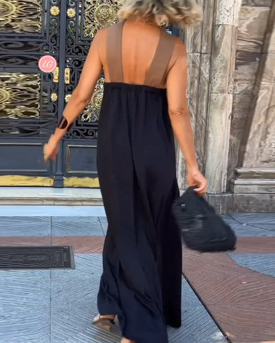 Nicola - Stylish Crossover Neckline Dress