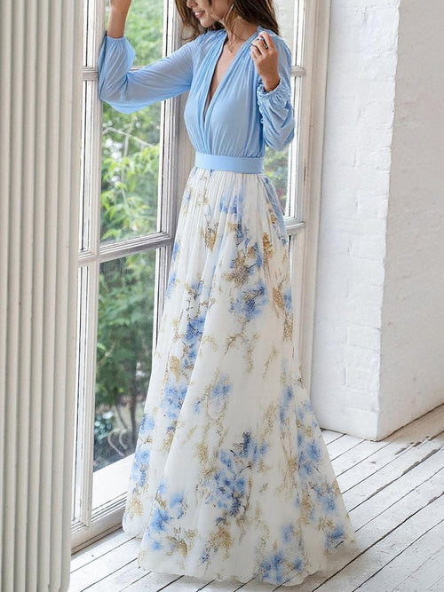 Julia – Long Dress with Floral Print