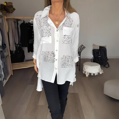 Mabel - Women's Stylish Printed Cotton Top