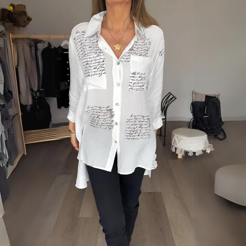 Mabel - Women's Stylish Printed Cotton Top
