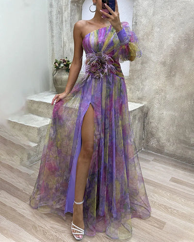 Melia | Elegant Split Dress