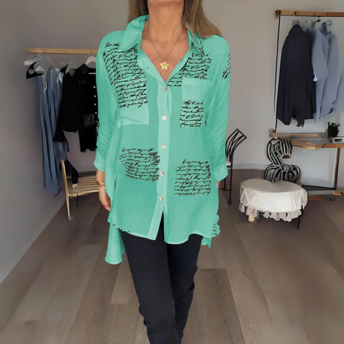 Mabel - Women's Stylish Printed Cotton Top