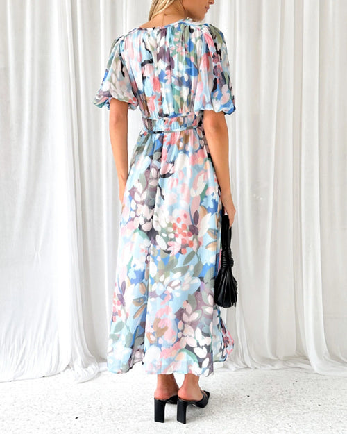 Elvera - Long Boho Style Dress