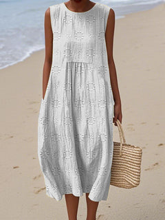 Beatrix - Elegant Sleeveless Dress with Pockets