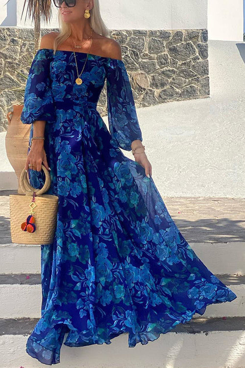 Casidy | Floral Off-Shoulder Maxi Dress