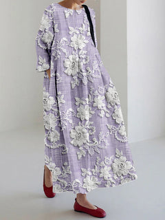 Nora™ - Graceful Printed Dress