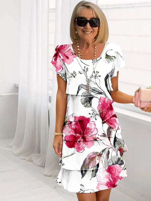 Mary™ - Bloom Ruffle Dress