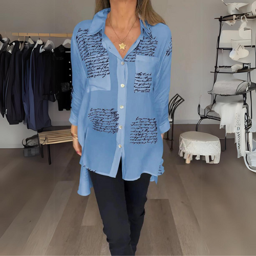 Mabel - Women's Stylish Printed Cotton Top