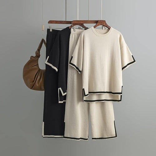 Jenna™ - Chic Contrast Trim Set