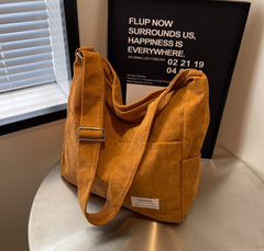 Alice - Casual Corduroy Multi-Pocket Shoulder Bag