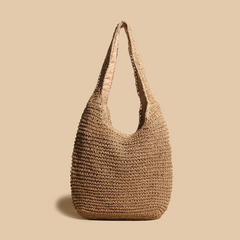 Valery - Stylish Straw Woven Rattan Shoulder Bag