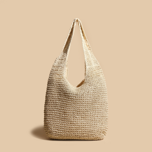 Valery - Stylish Straw Woven Rattan Shoulder Bag