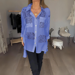 Mabel - Women's Stylish Printed Cotton Top