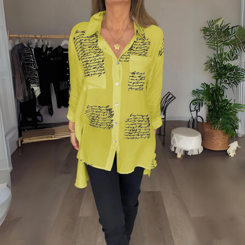 Mabel - Women's Stylish Printed Cotton Top