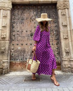 Emily - Boho Maxi Cotton Dress