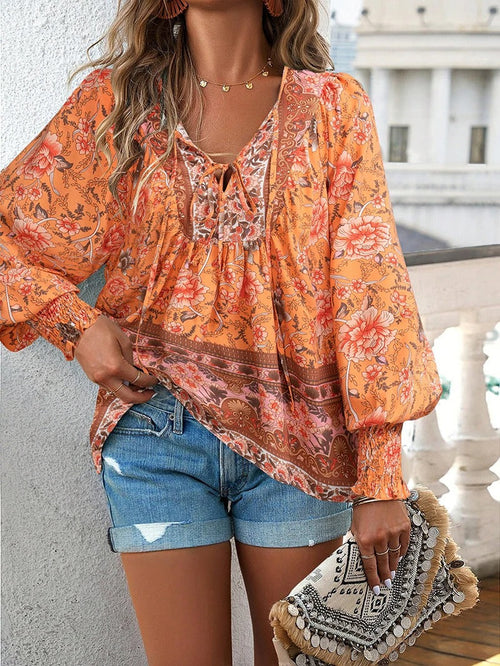 Helen™ - Summer Floral Top