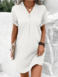 Jade™ - V-neck Spring Dress