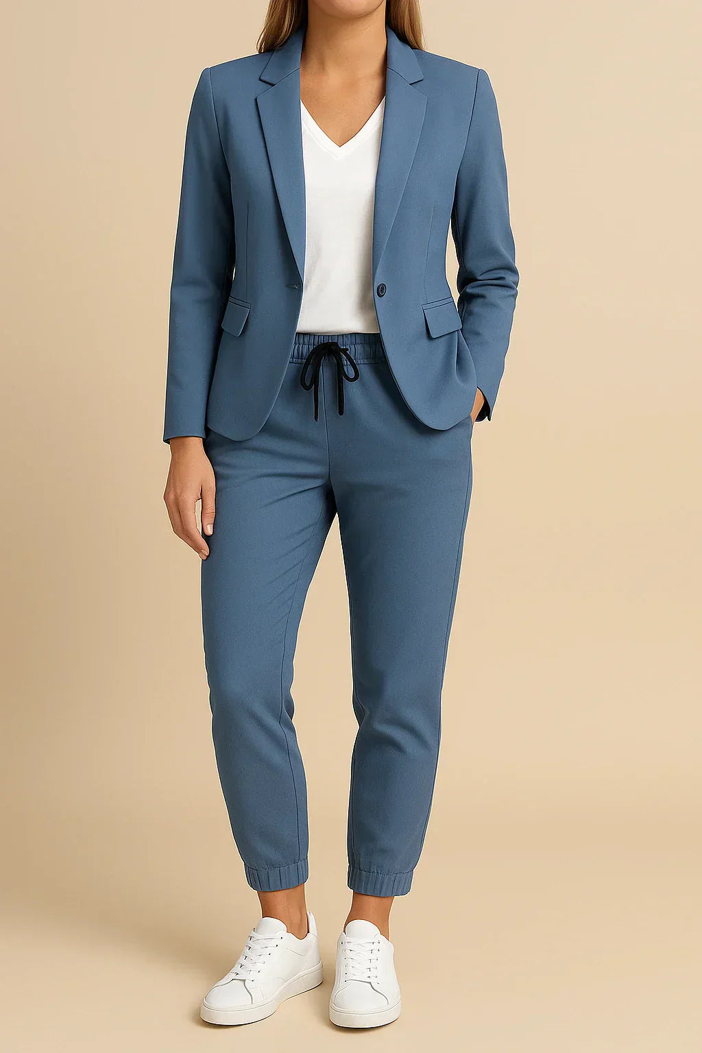Casedy - Women’s Bold Style Blazer & Trousers Set