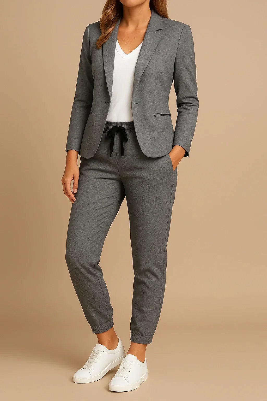Casedy - Women’s Bold Style Blazer & Trousers Set