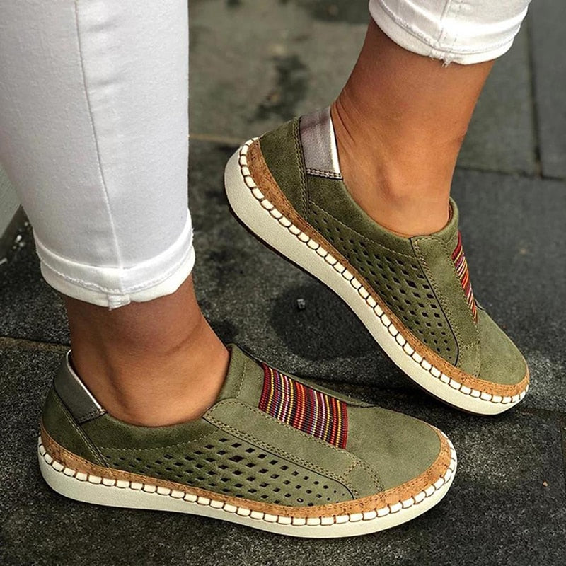 Carolin - Chic Boho Slip-On Sneakers