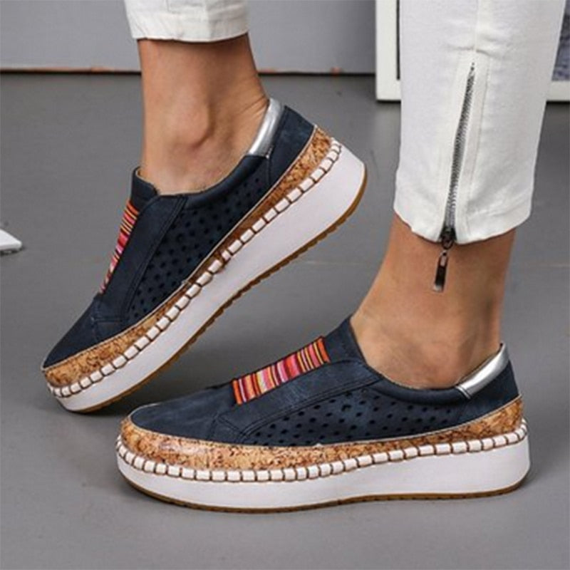 Carolin - Chic Boho Slip-On Sneakers