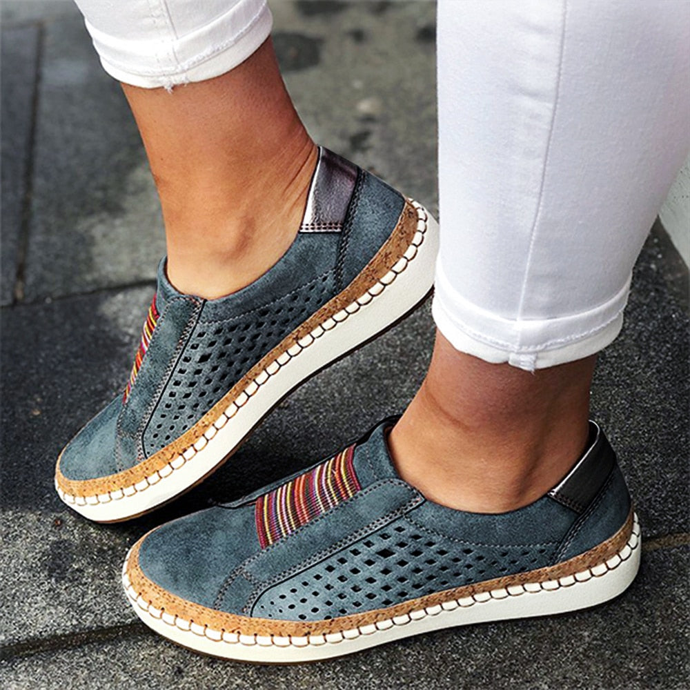 Carolin - Chic Boho Slip-On Sneakers