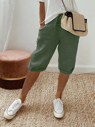 Eva™ - Cotton-Linen Women's Pants
