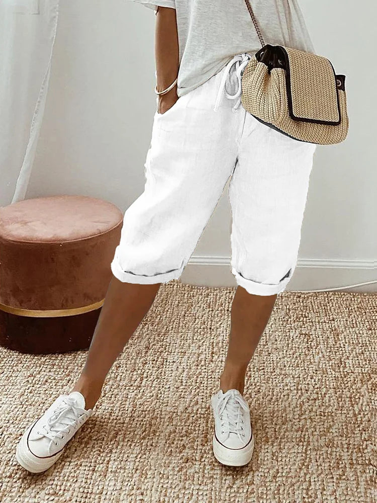 Eva™ - Cotton-Linen Women's Pants