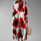 Maya - Elegant Geometric Dress