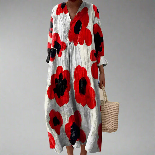 Maya - Elegant Geometric Dress