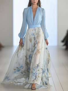 Julia – Long Dress with Floral Print
