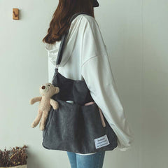 Alice - Casual Corduroy Multi-Pocket Shoulder Bag