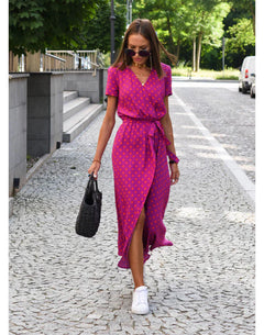 Savannah – Elegant dress with V-neck
