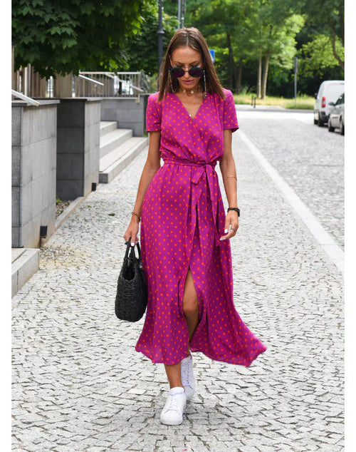 Savannah – Elegant dress with V-neck