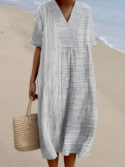 Quinty - Printed Summer Breeze Dress